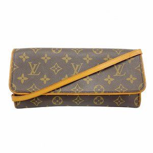 Louis Vuitton Shoulder Bag Monogram Pochette Twin GM M51852 Brown Women's